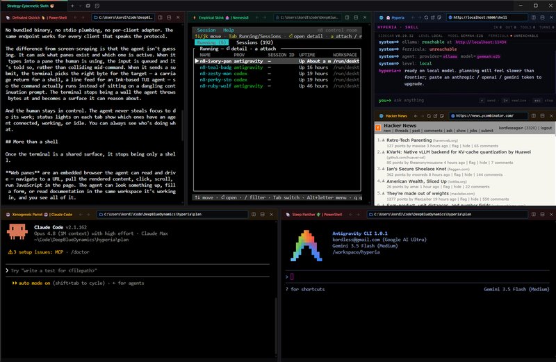 Hyperia — a terminal two of you can use